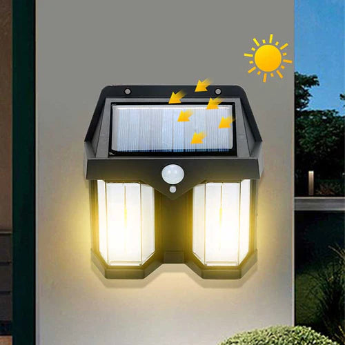 SuncrestDuo™ - IP65 Solcellsvägglampa