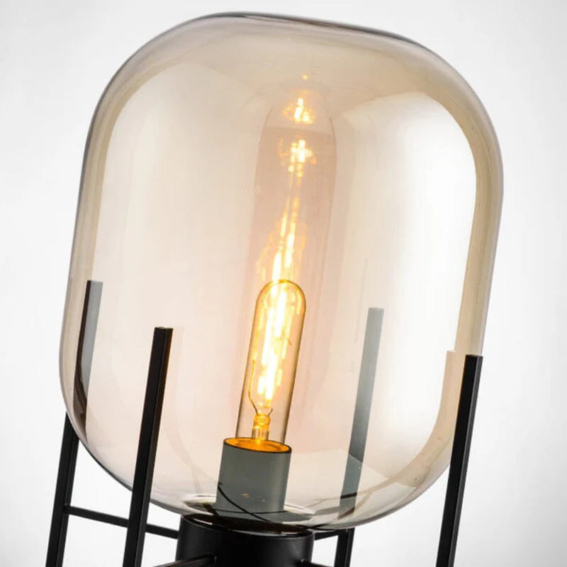 Forte - Bordslampa i vintageglas