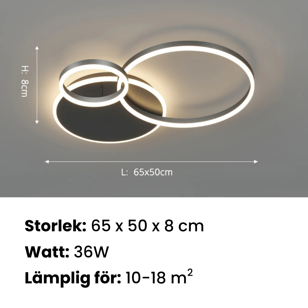 LysSirkel™ - LED-taklampa