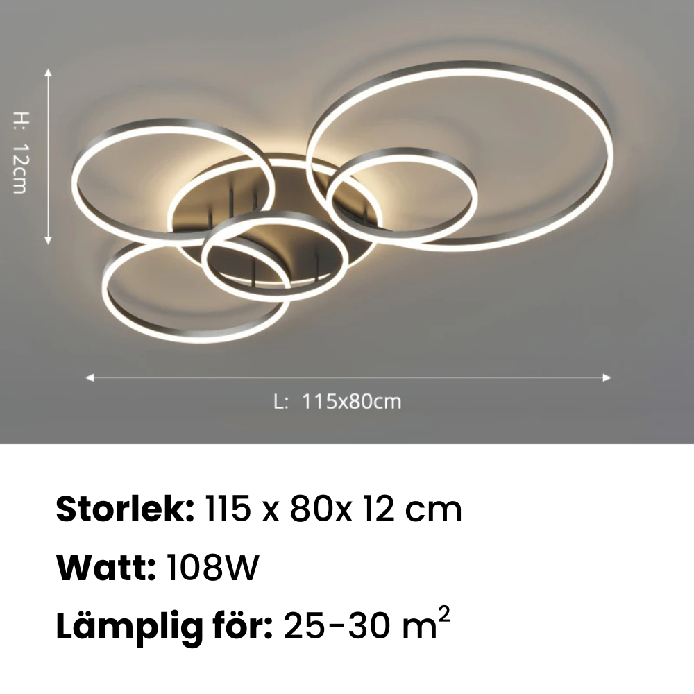 LysSirkel™ - LED-taklampa