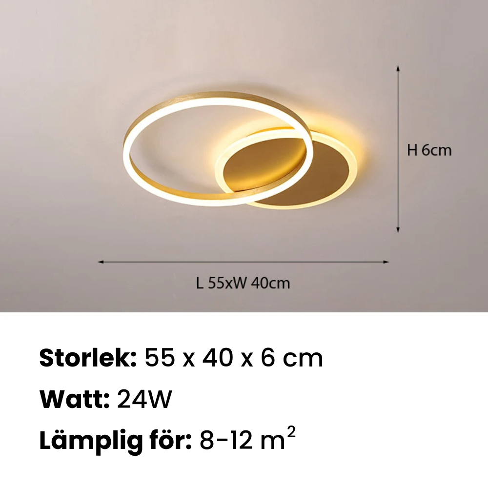 LysSirkel™ - LED-taklampa