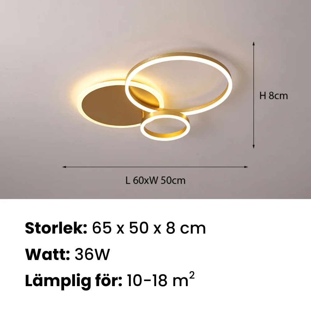 LysSirkel™ - LED-taklampa