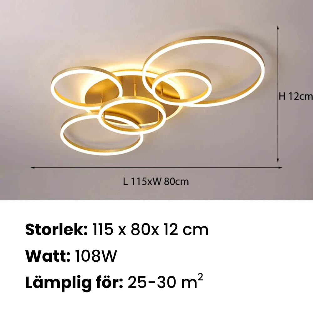 LysSirkel™ - LED-taklampa