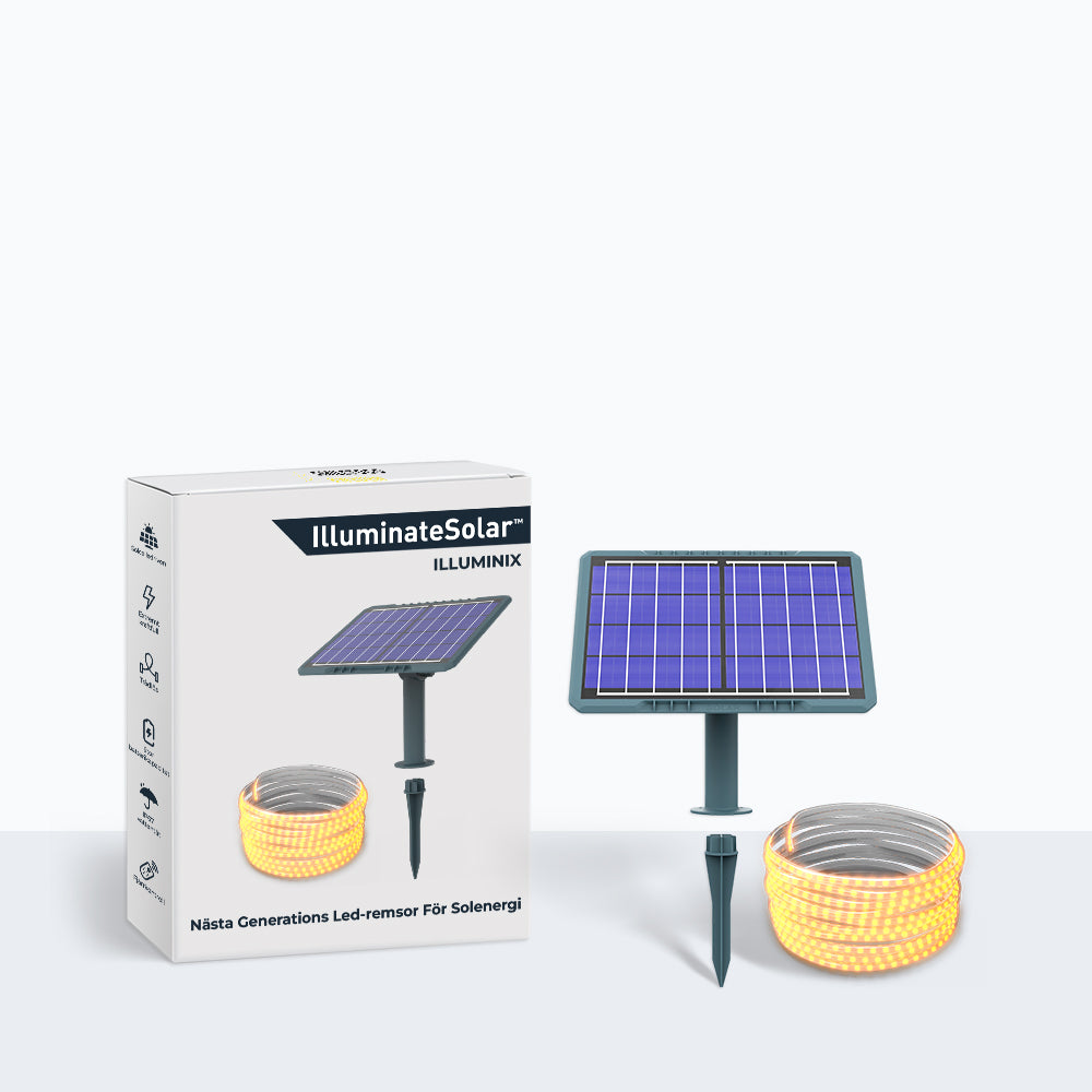 Illuminix™- Nästa generations LED-ljusstrips för solenergi