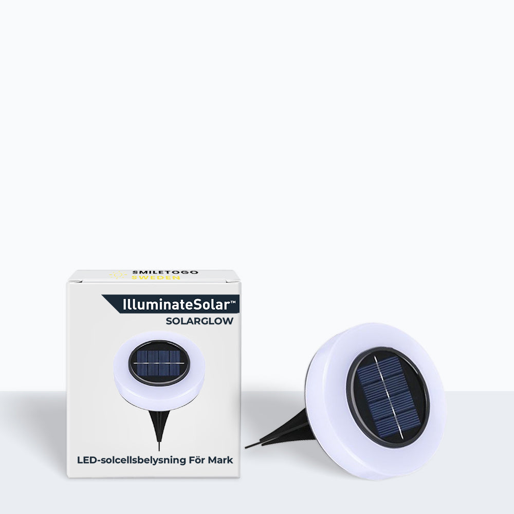 SolarGlow - LED-solcellsbelysning för mark (2-pack)