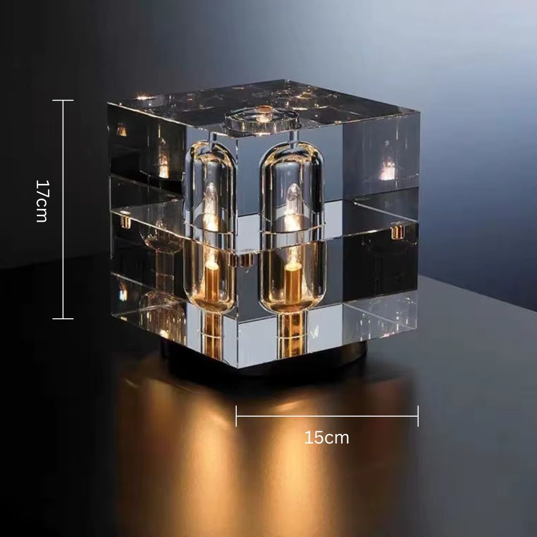 Cubelux - Nordisk LED Lyxkristall Bordslampa