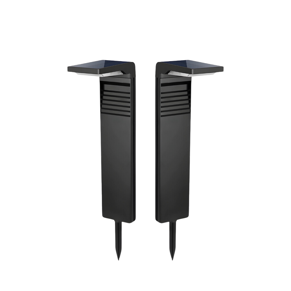 Opulent Bollard™ - Innovativa solcellslampor för pollare (2-pack)