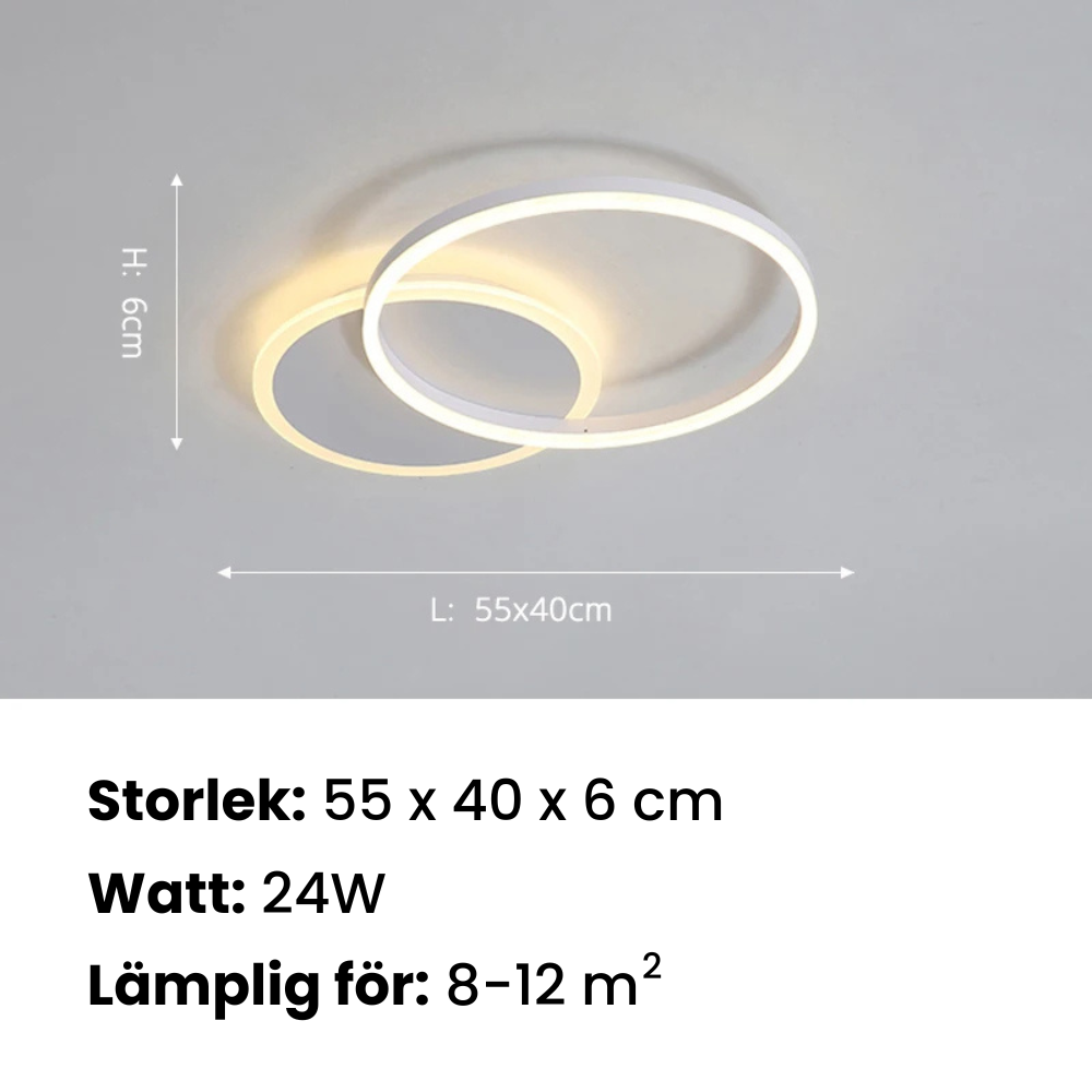 LysSirkel™ - LED-taklampa