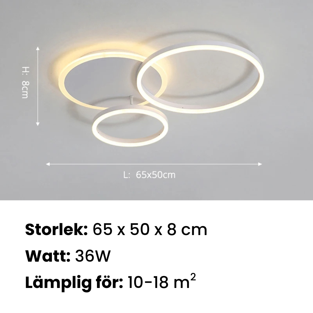 LysSirkel™ - LED-taklampa