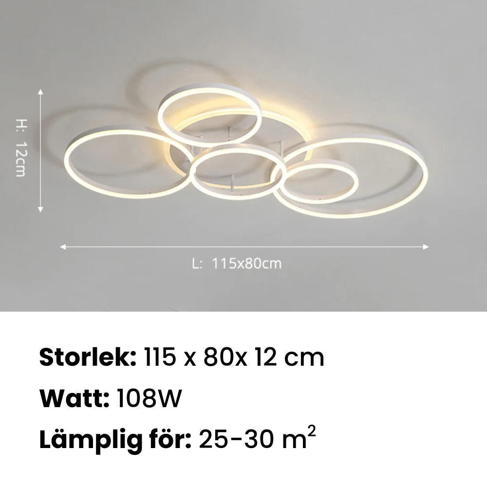 LysSirkel™ - LED-taklampa