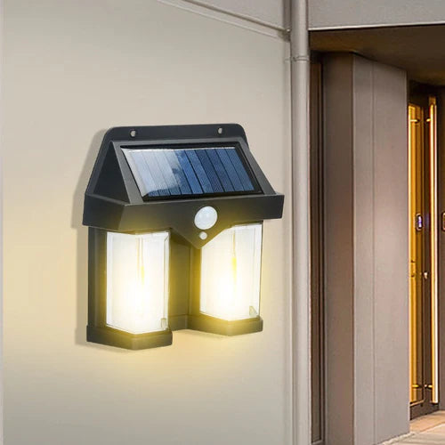 SuncrestDuo™ - IP65 Solcellsvägglampa