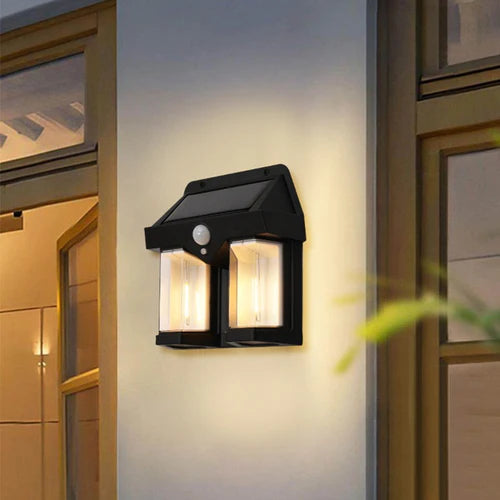 SuncrestDuo™ - IP65 Solcellsvägglampa