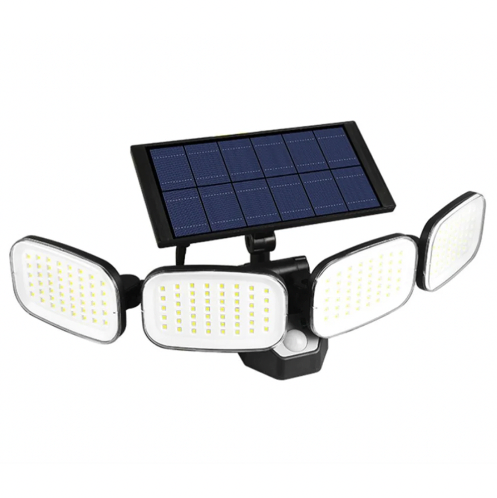 GlowFlexMEGA™ - 200 LED solcellsljus med rörelsesensor