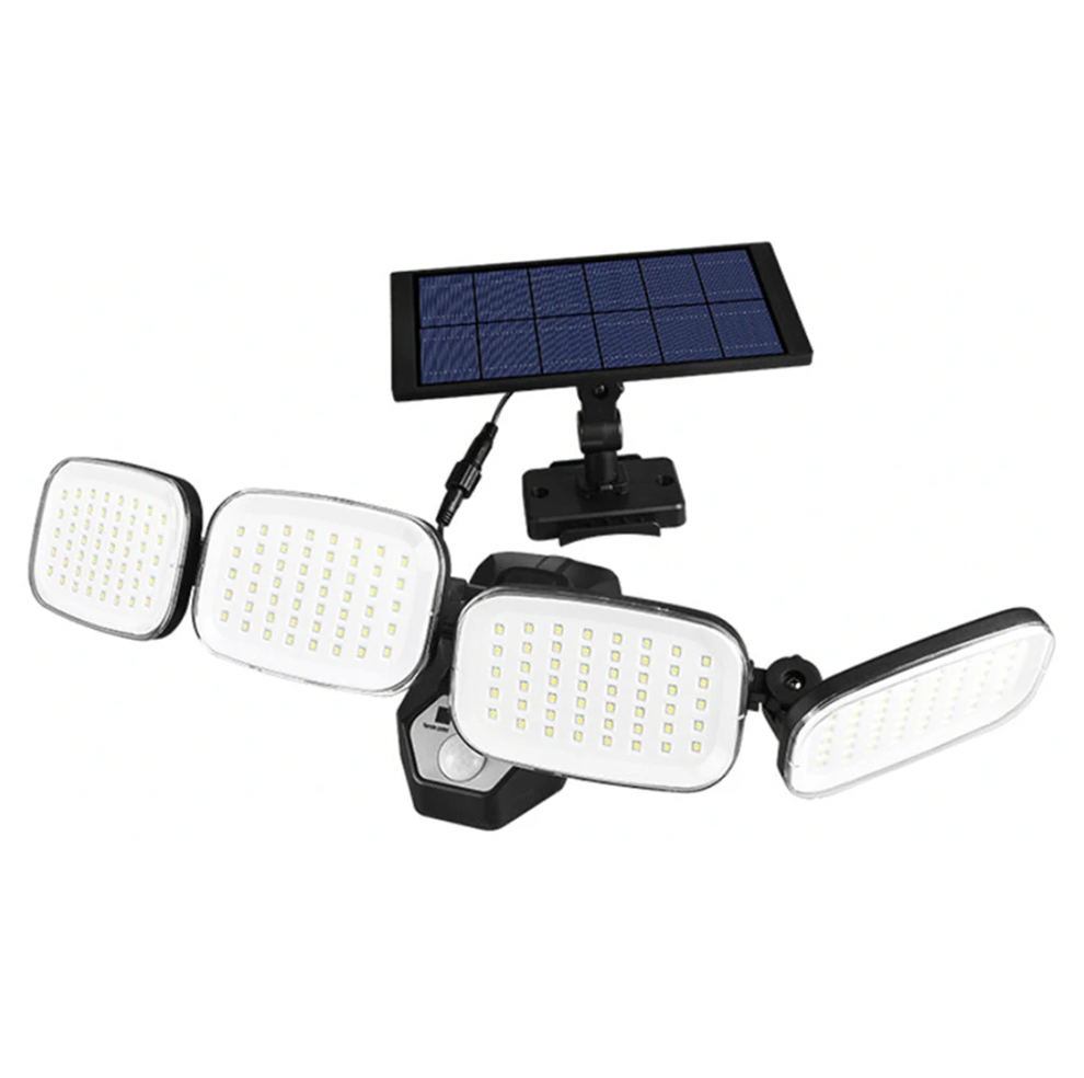 GlowFlexMEGA™ - 200 LED solcellsljus med rörelsesensor