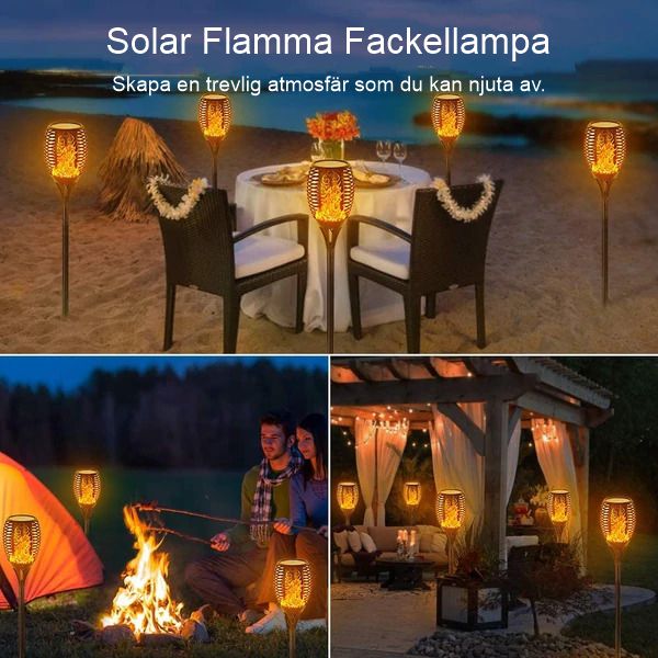 Solar Flame - Flämtande flamma lampa